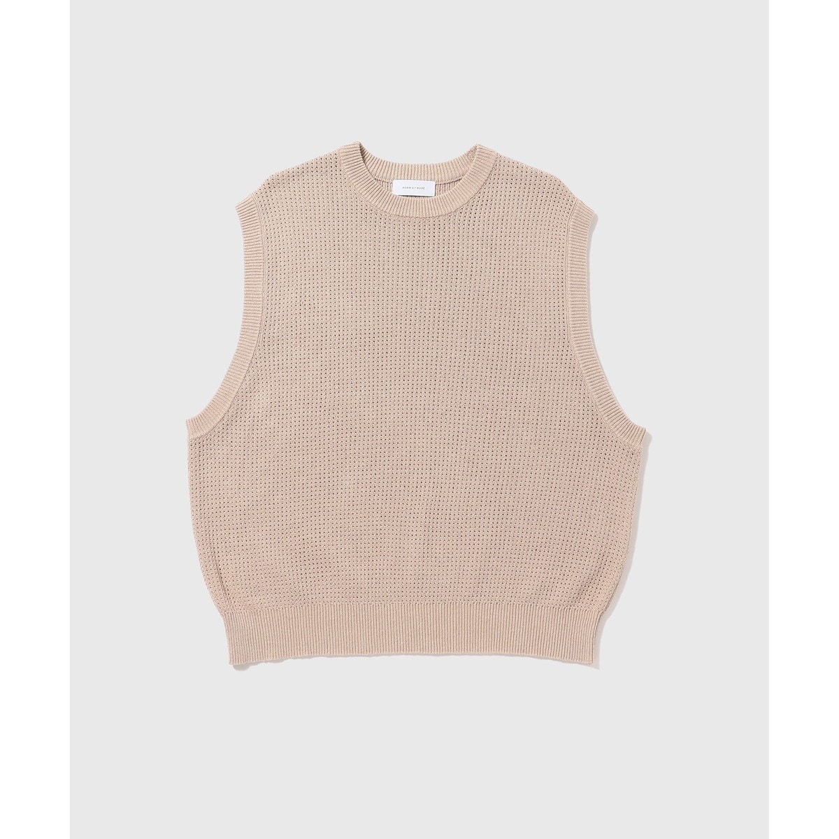 LA BOUCLE (ラブークル) HERRINGBONE ZIP ジレ（ベスト