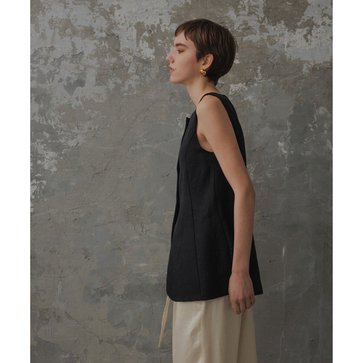 EMOELLE】スクエアネックジレトップス | アダムエロペ(ADAM ET ROPE