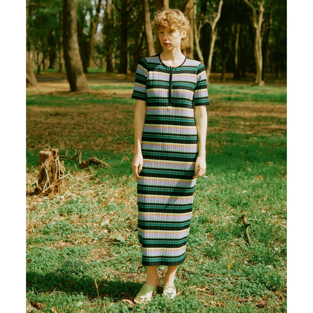 ハーフZIPニットワンピース | アダムエロペ(ADAM ET ROPE') | マルイ