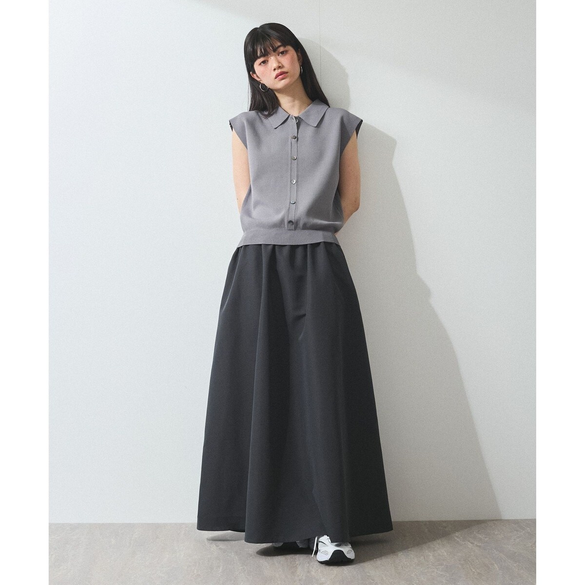 WEB限定】ニットベストドッキングワンピース | アダムエロペ(ADAM ET