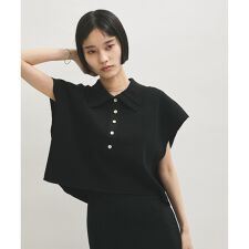 【WEB限定】・【サステナブル】ニットポロTEE