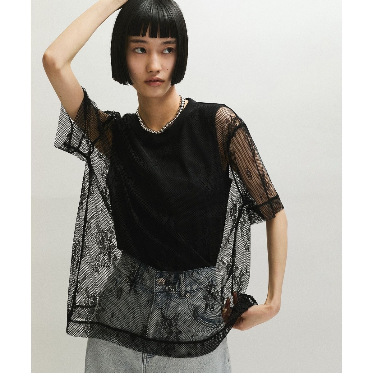 ADAM ET ROPE アダムエロペ　RENU タフタティアードTEE 楽天市場】RENUタフタティアードTEE／アダムエロペ（ADAM ET