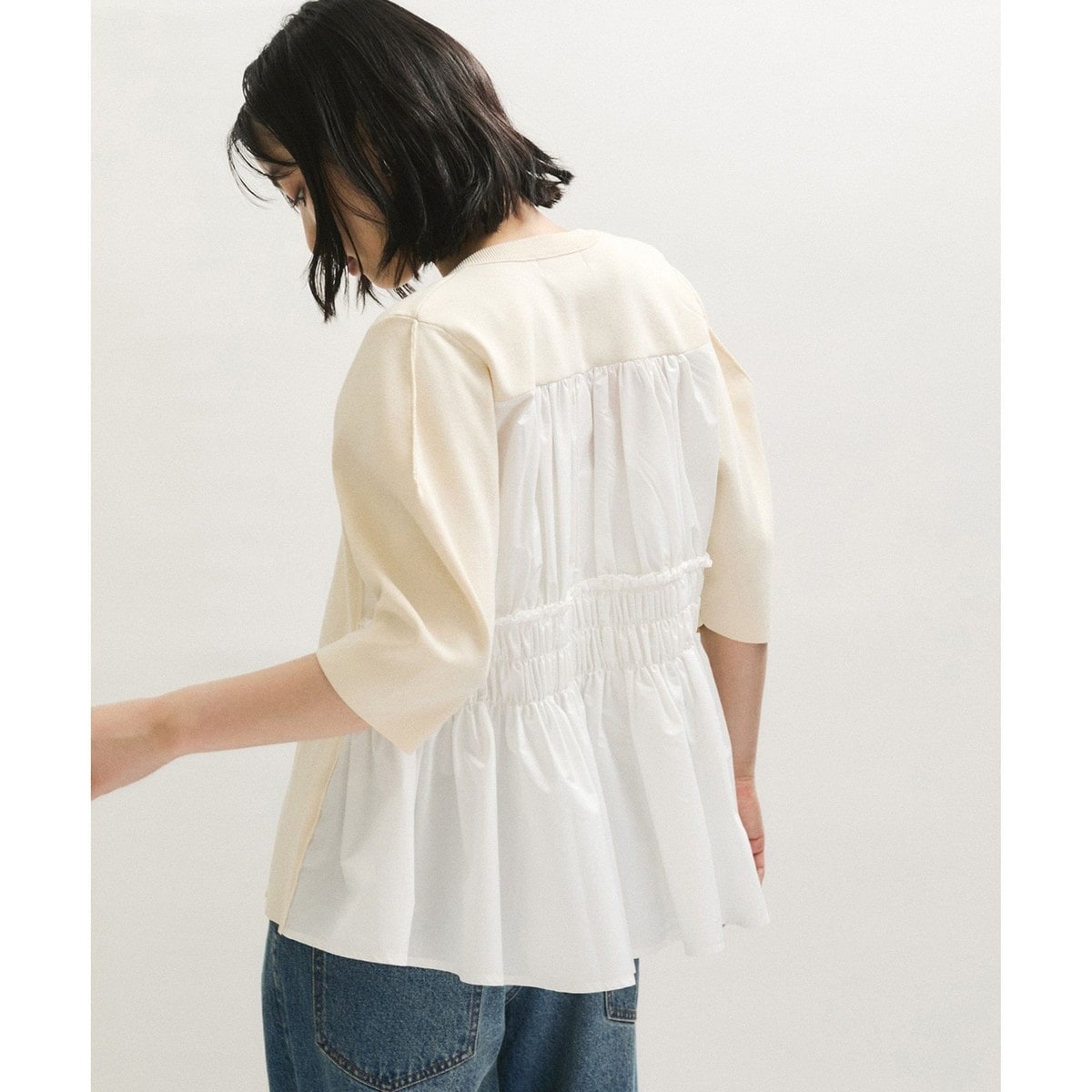 Adam et Rope&#39; - アダムエロペ　バルーンショートカーディガン ADAM ET ROPE'（アダムエロペ）の「バルーンショート