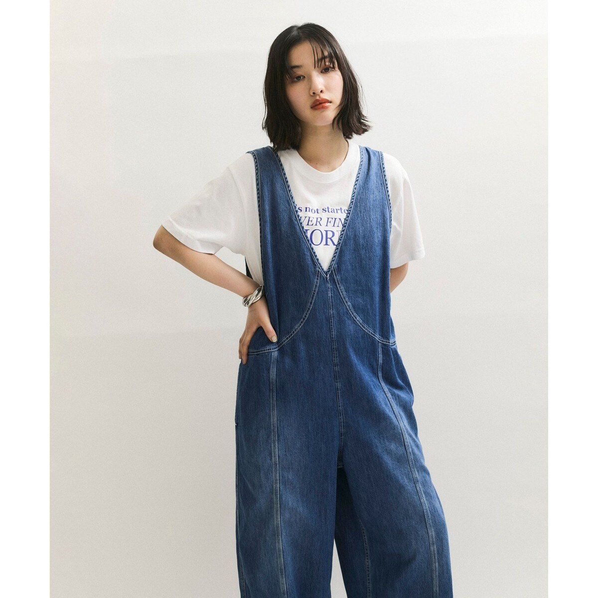 【サステナブル】ライトオンスデニムロンパース オーバーオールアダムエロペ サステナブル】ライトオンスデニムロンパース オーバーオールアダムエロペ