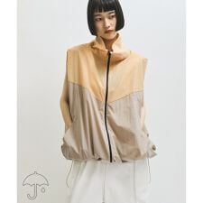 【撥水】ショルダータックシアーブルゾン