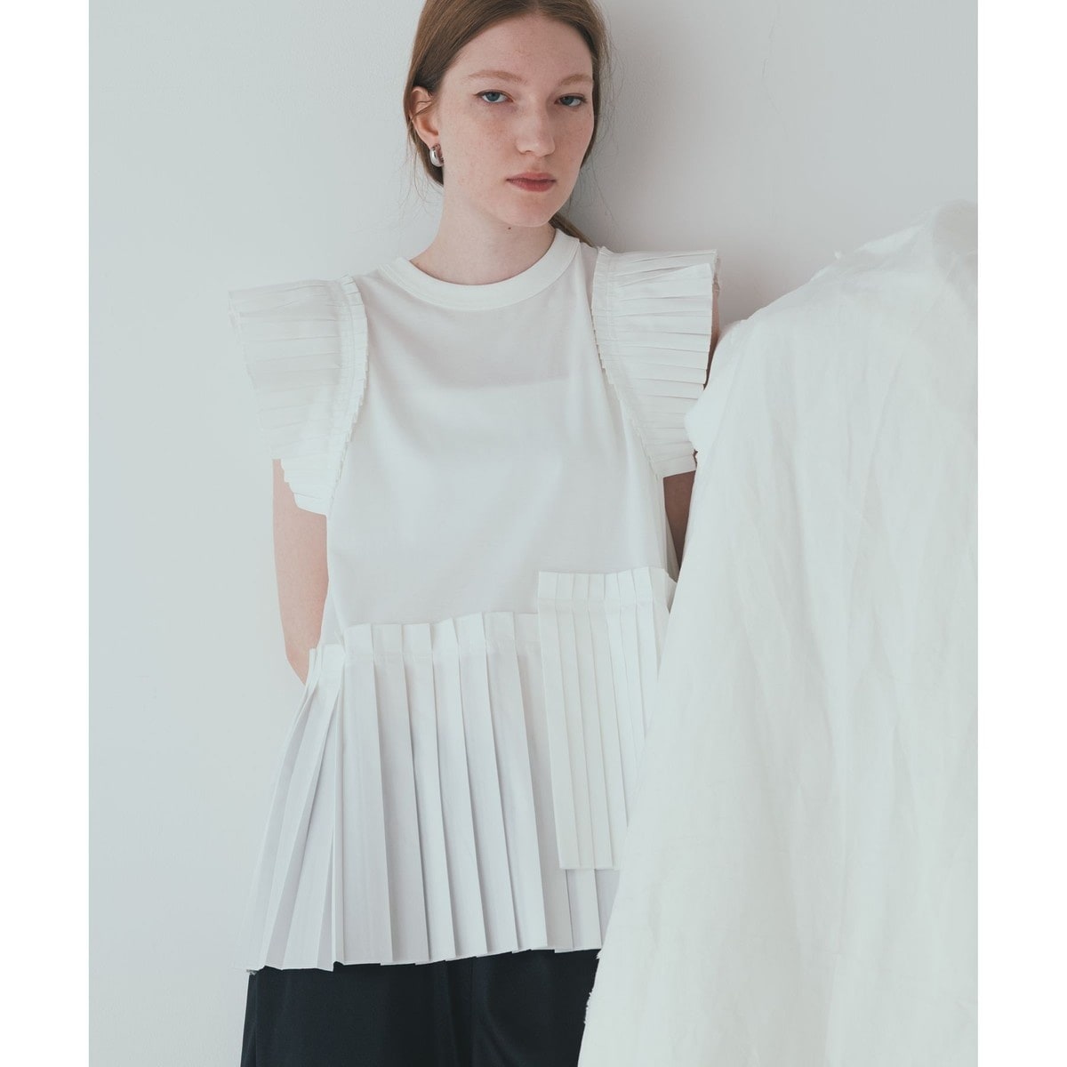 【新品未使用品】【接触冷感】・【UVカット】バウンスカフスプルオーバー 接触冷感】・【UVカット】バウンスカフスプルオーバー