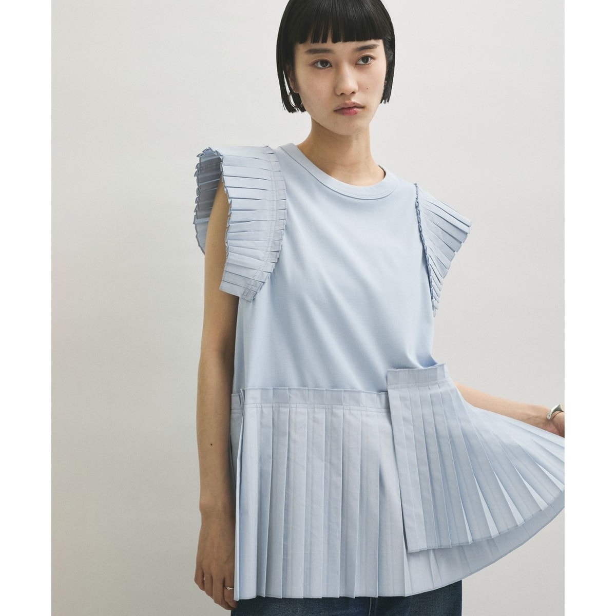 moussy EYELET CAPSLEEVE ブラウス MOUSSY | EYELET CAPSLEEVE ブラウス (シャツ・ブラウス ) |SHEL