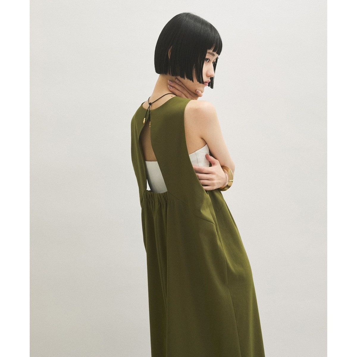 【完売品】ADAM ET ROPE' カットジャガードワンピース カットジャガードワンピース | アダムエロペ(ADAM ET ROPE
