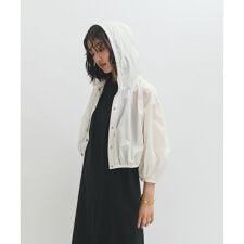 アダムエロペ(ADAM ET ROPE')の【サステナブル】・【撥水】リップストップフーディブルゾン