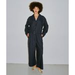 ストライプオープンカラージャンプスーツ | アダムエロペ(ADAM ET ROPE  