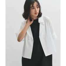 アダムエロペ(ADAM ET ROPE')のハーフスリーブダブルボタンシャツ