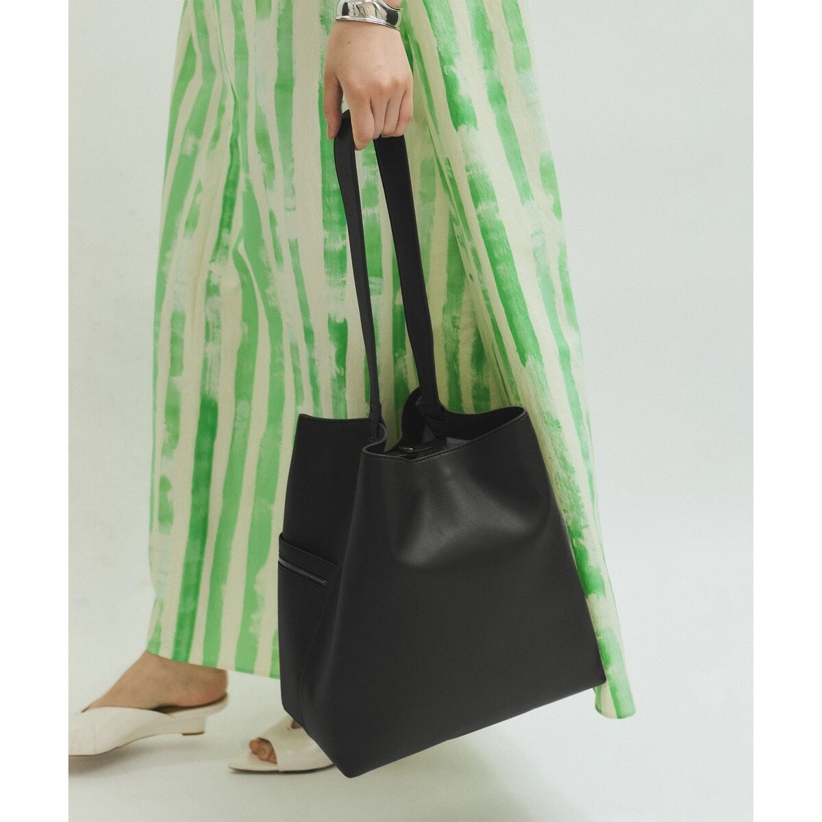 ■ADAM ET ROPE' ロペ おむすびバッグ キャメルブラウン 美品 □ADAM ET ROPE' ロペ おむすびバッグ キャメルブラウン 美品