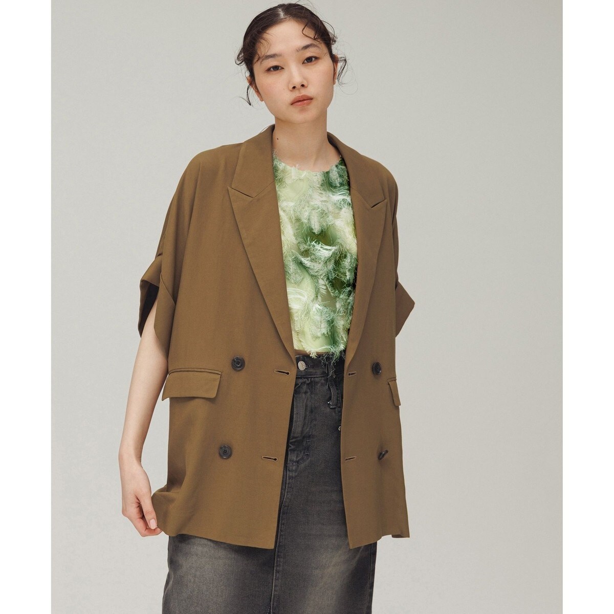 サステナブル】・【新色追加】ショートスリーブシャツJK