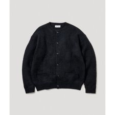 モヘアミックス オーバーサイズ クルーネックカーディガン