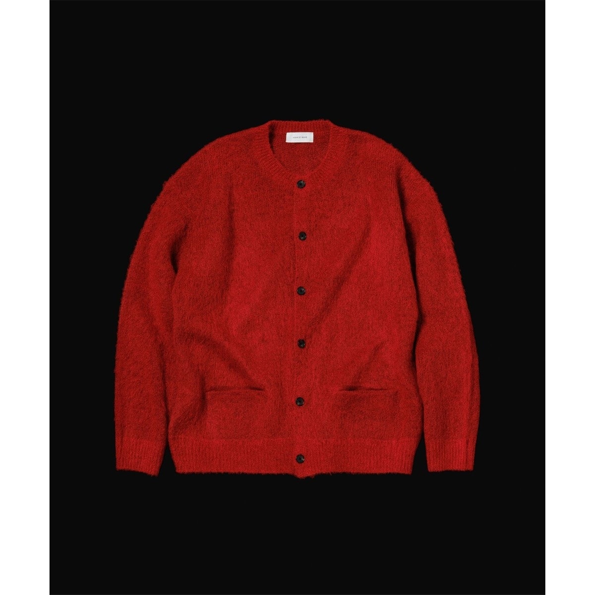 人気✨アダムエロペ　モヘアミックス オーバーサイズ クルーネックカーディガン ADAM ET ROPE'｜モヘアミックス オーバーサイズ クルーネック