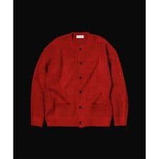 アダムエロペ(ADAM ET ROPE')のモヘアミックス オーバーサイズ クルーネックカーディガン