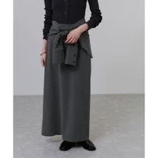 アダムエロペ(ADAM ET ROPE')の【一部WEB限定カラー】・【接触冷感】マルチWAYレイヤードシャツスカート