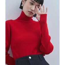 アダムエロペ(ADAM ET ROPE')の【WEB限定】・【サステナブル】エコベロRIBタートル