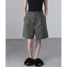 ツイード＆チェックショートパンツ