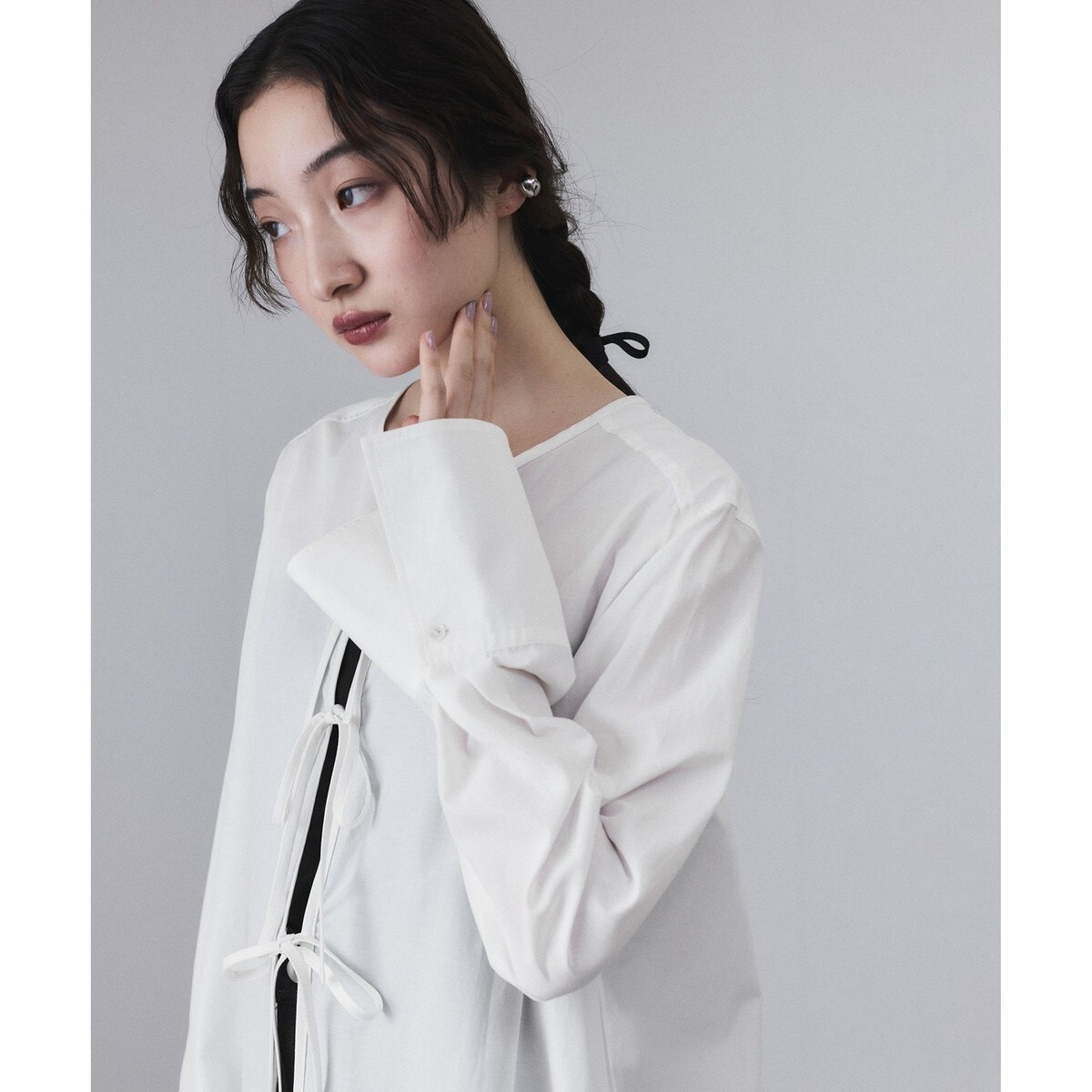 KIARIS vintage× ジャーナルスタンダード　シャーリングブラウス KIARIS vintage＆closet×JS】シャーリングブラウス | ジャーナル