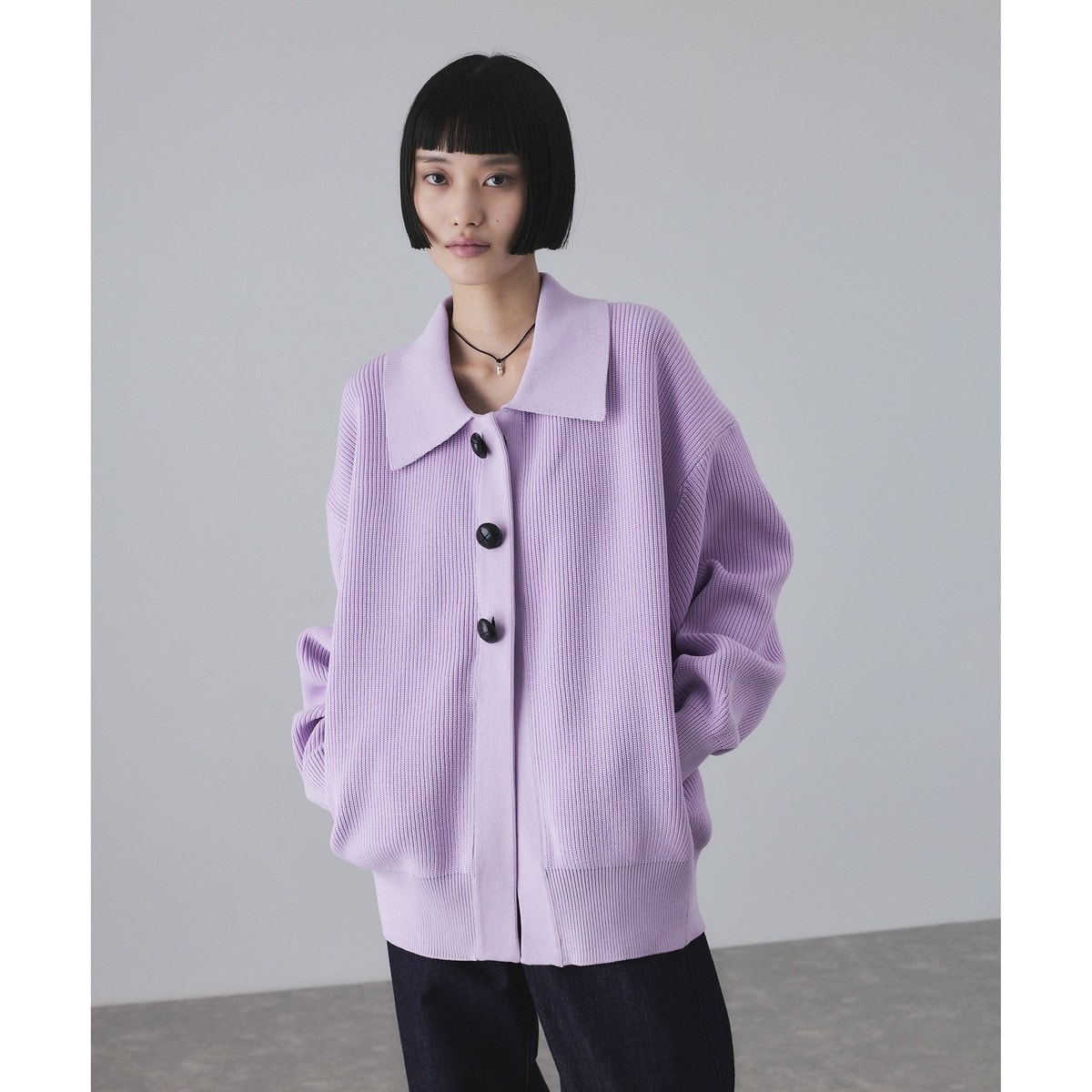 マルチWAYシアートリコットベロアカーディガン　アダムエロペ ADAM ET ROPÉ FEMME(アダム エ ロペ ファム) / マルチWAYシアー