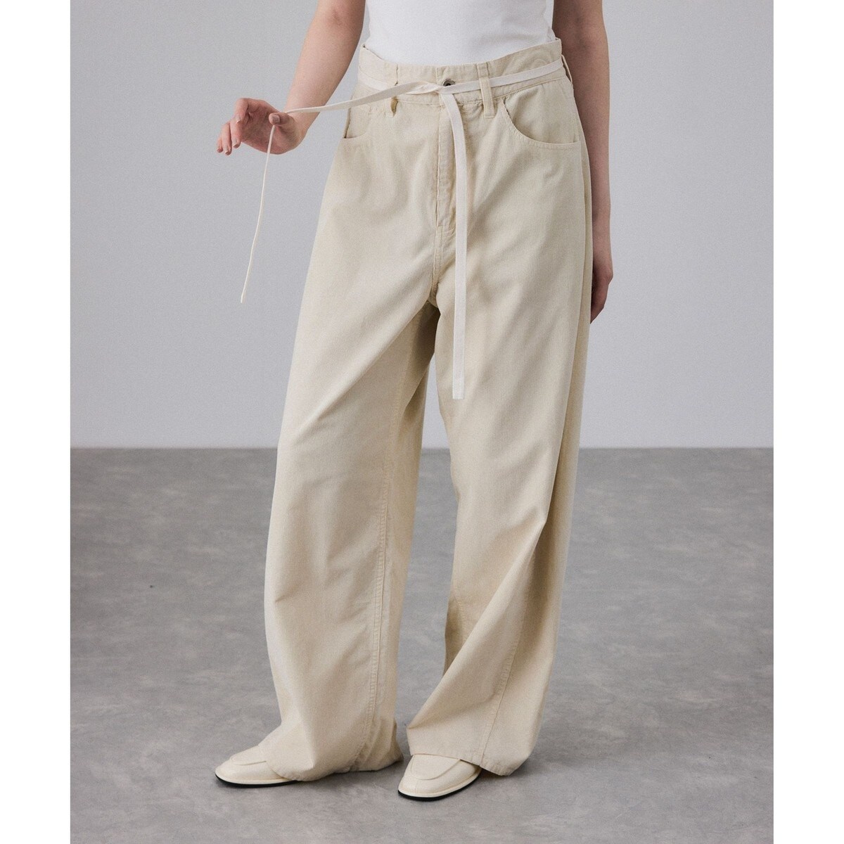 新品　タグ付きADAM ET TOPE' コーデュロイ パンツ　M レディース ADAM ET ROPÉ FEMME(アダム エ ロペ ファム) / 【GANNI
