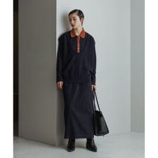 アダムエロペ(ADAM ET ROPE')の【WEB限定】ポロシャツワンピース