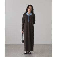 アダムエロペ(ADAM ET ROPE')の【WEB限定】ポロシャツワンピース