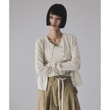 マルチWAYシアートリコットベロアカーディガン