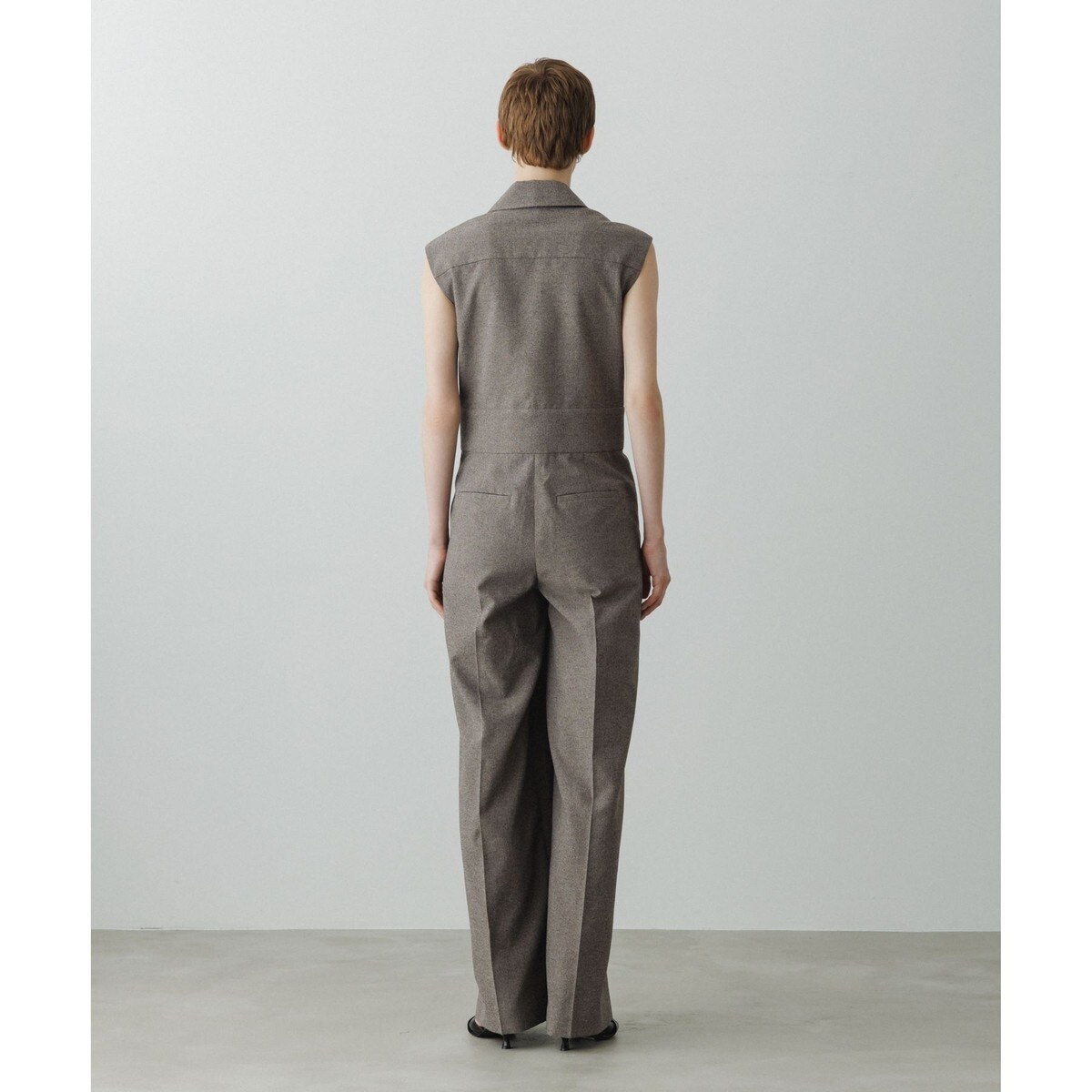 EMOELLE】スリーブレスオールインワン メランジ | アダムエロペ(ADAM