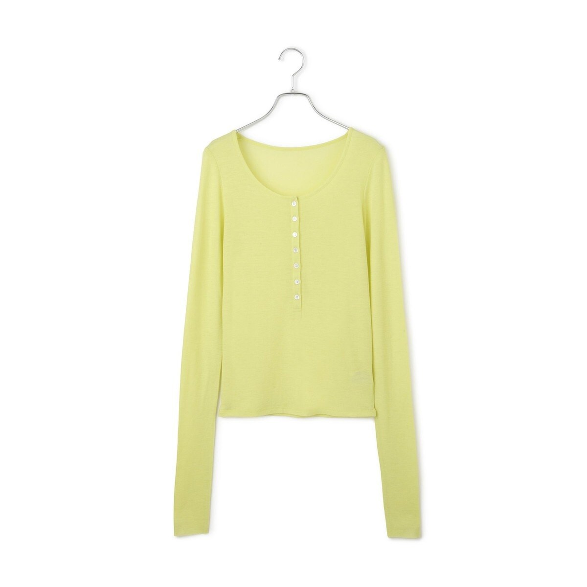 ヘンリーネックカットオフウールプルオーバー | アダムエロペ(ADAM ET