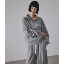 アダムエロペ(ADAM ET ROPE')の【サステナブル】ハーフジップスウェット