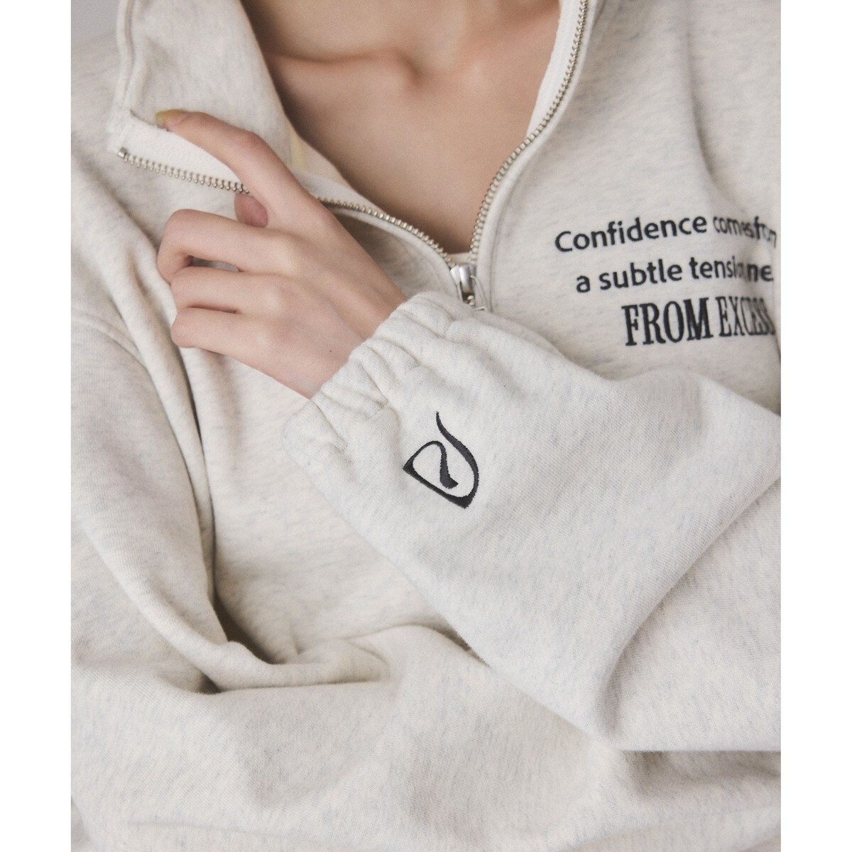 サステナブル】ハーフジップスウェット | アダムエロペ(ADAM ET ROPE