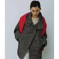 アダムエロペ(ADAM ET ROPE')の【WEB限定】スタンドカラーウールミドルコート