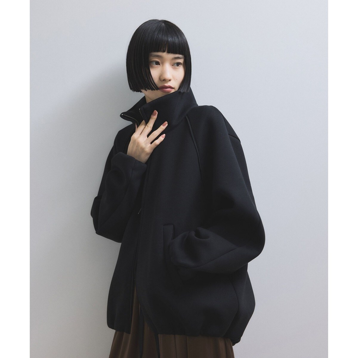 WEB限定】ダンボールコクーンブルゾン | アダムエロペ(ADAM ET ROPE