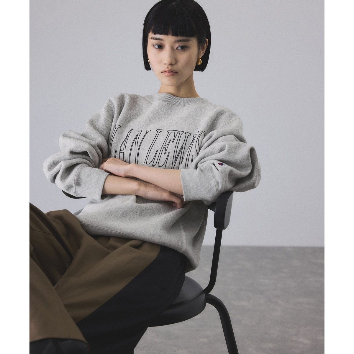 Champion for ADAM ET ROPE'】別注 RW LOGO SWEAT