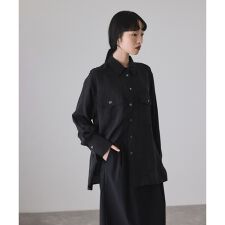 アダムエロペ(ADAM ET ROPE')のキュプラシアーポケットシャツ