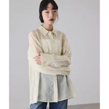 アダムエロペ(ADAM ET ROPE')のキュプラシアーポケットシャツ