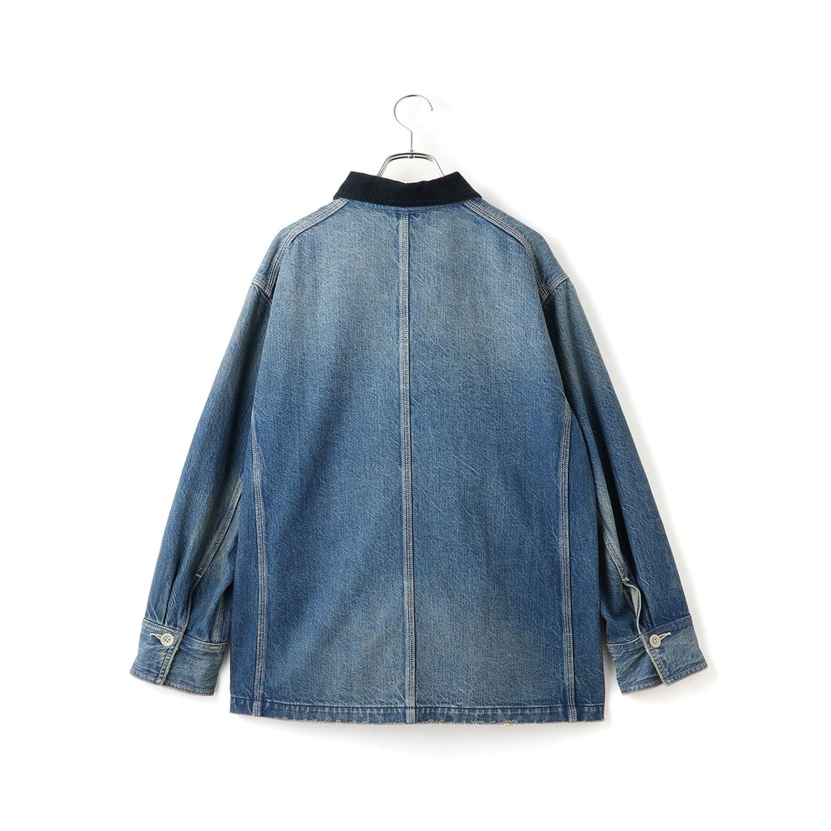 サステナブル】デニム＆カツラギカバーオール | アダムエロペ(ADAM ET