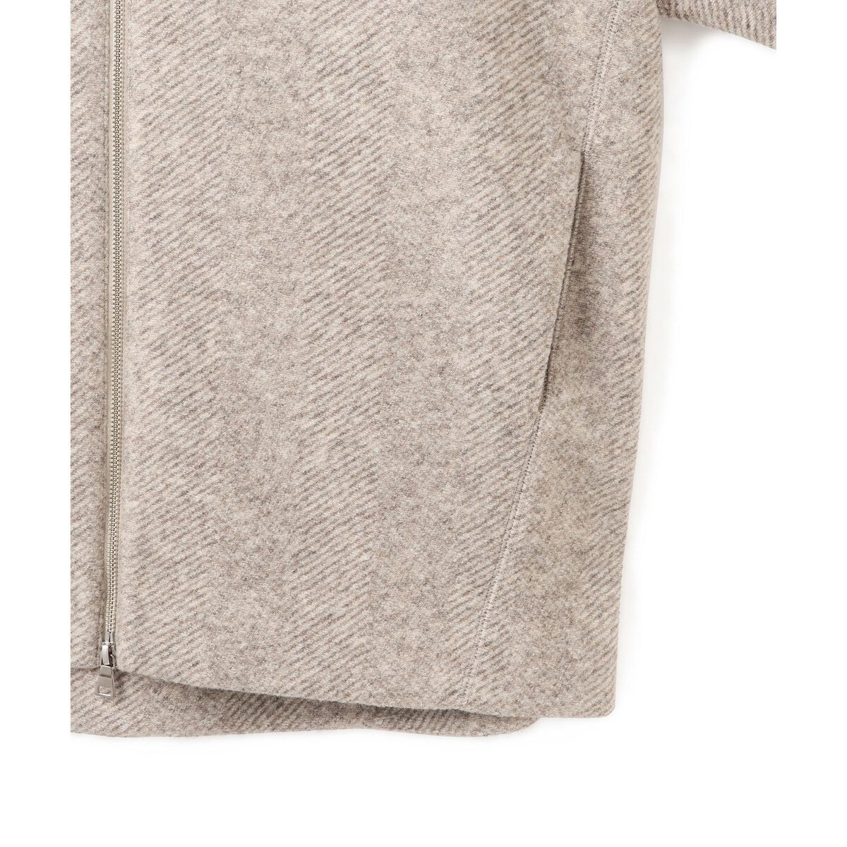 ヘリンボンツイードボンディングコーディガン