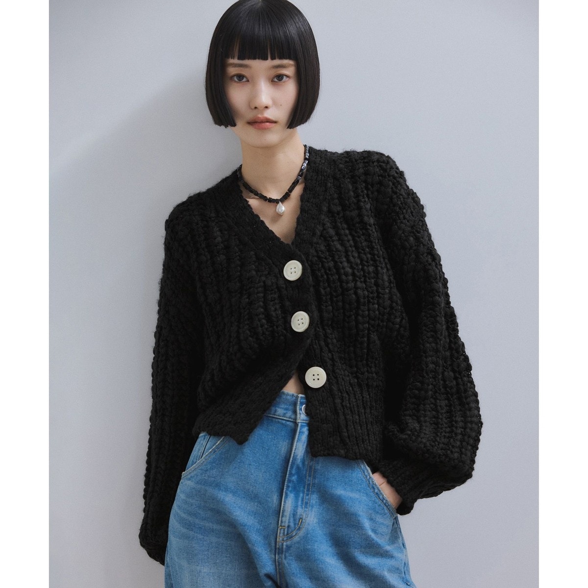 ADAM ET ROPÉ FEMME 【WEB限定】チュール刺繍カーディガン WEB限定】チュール刺繍カーディガン / tampo / ADAM ET ROPÉ