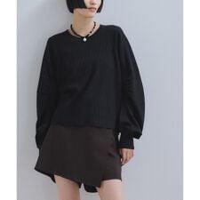 アダムエロペ(ADAM ET ROPE')の【WEB限定】・【サステナブル】ニュアンススリーブニットプルオーバー