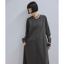 アダムエロペ(ADAM ET ROPE')の【WEB限定】ロングセミフレアワンピース