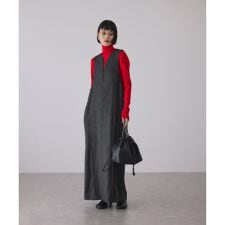 アダムエロペ(ADAM ET ROPE')の【WEB限定】ストレートセミツイードワンピース