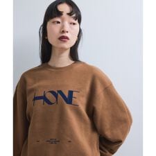 アダムエロペ(ADAM ET ROPE')の【WEB限定】フロッキーロゴスウェット