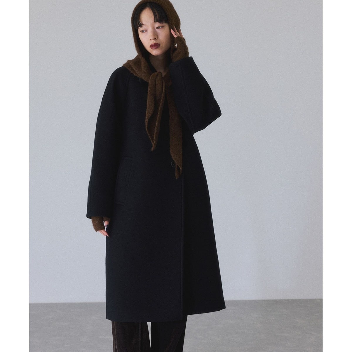 【Yz.】ADAM ET ROPE' ウールオーバージャケットコート Yz.】ADAM ET ROPE' ウールオーバージャケットコート 2024-B