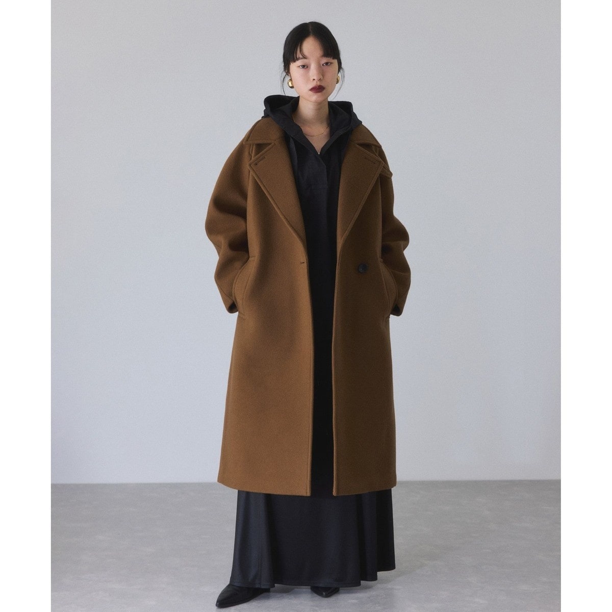 ADAM ET ROPE' ウールボンディングロングコート 2023-24秋冬 ADAM ET ROPE'｜ウールボンディングロングコート | Rakuten