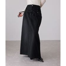 アダムエロペ(ADAM ET ROPE')のローウエストデニムスカート