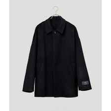 アダムエロペ(ADAM ET ROPE')のメリノウール ダブルフェイス ショート ステンカラーコート