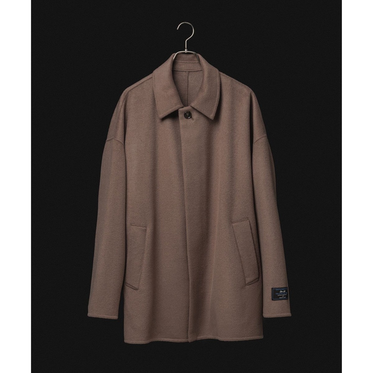 【名作】アダムエロペ 「HYBRID TWEED」ステンカラーコート ADAM ET ROPE'（アダムエロペ）の「【HYBRID TWEED】オーバーサイズ